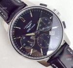 Swiss 7750 Longines Automatic Black Face Mens Watch